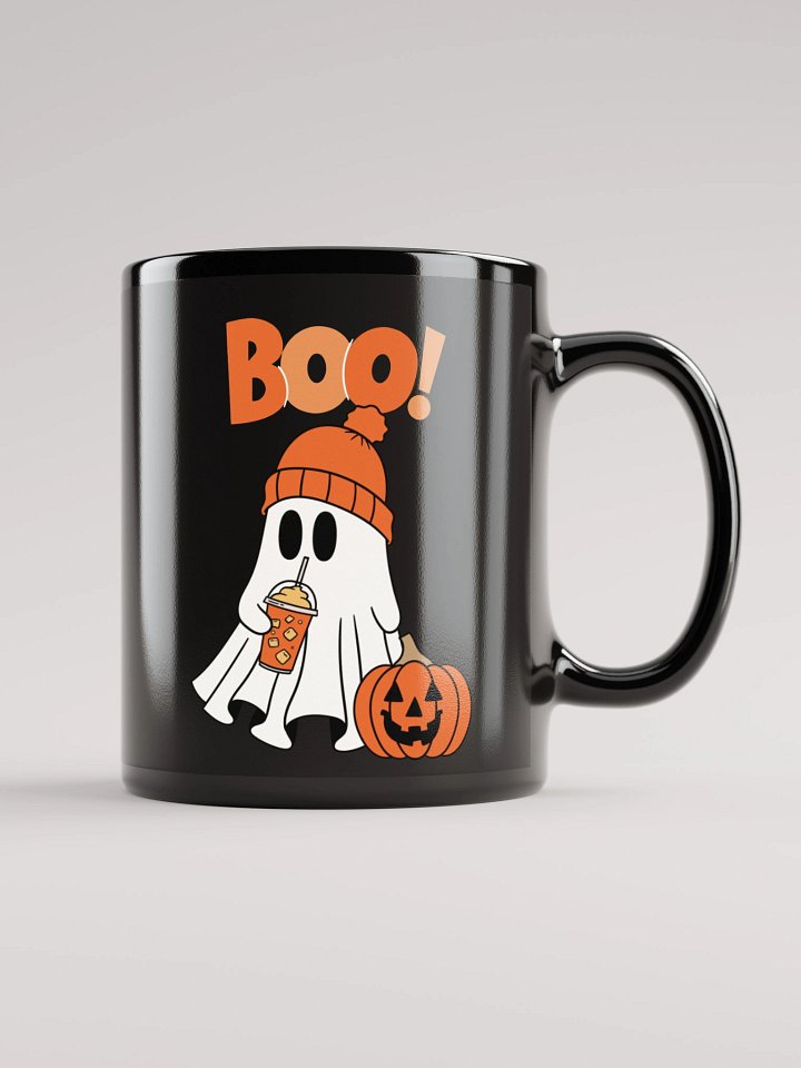 Spooky Sip Black Glossy Mug product image (2)
