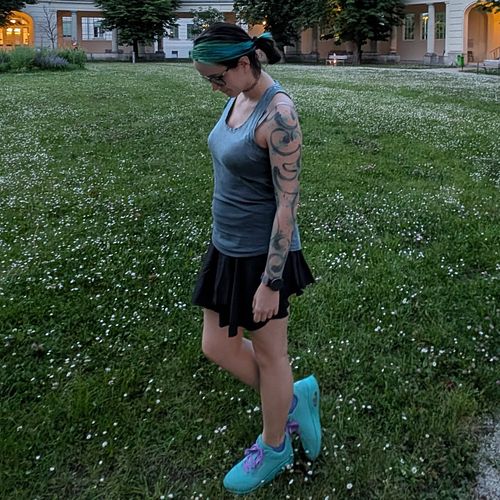 I love that I found my style over the past couple years 💙

#style #blue #teal #tattoosleeve #tattoo #tattoos #tealhair #Twitc...
