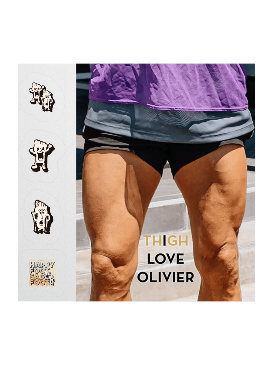Thigh Love Olivier Clear Sticker Set product image (1)