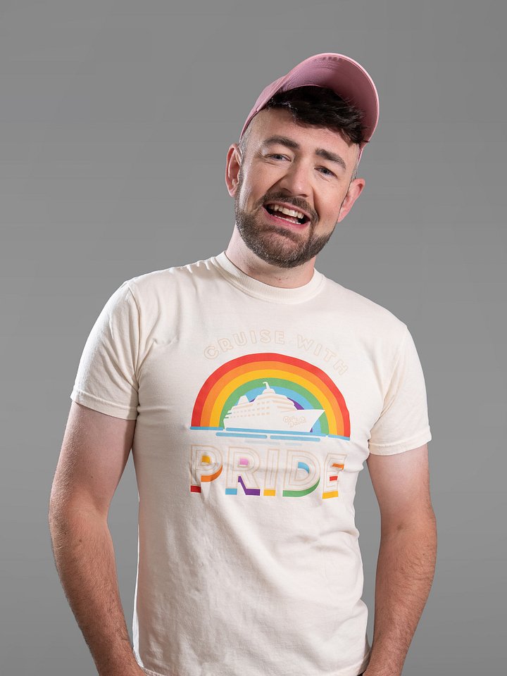 Men's Cruise with Ben and David Rainbow Pride T-Shirt - Natural product image (2)