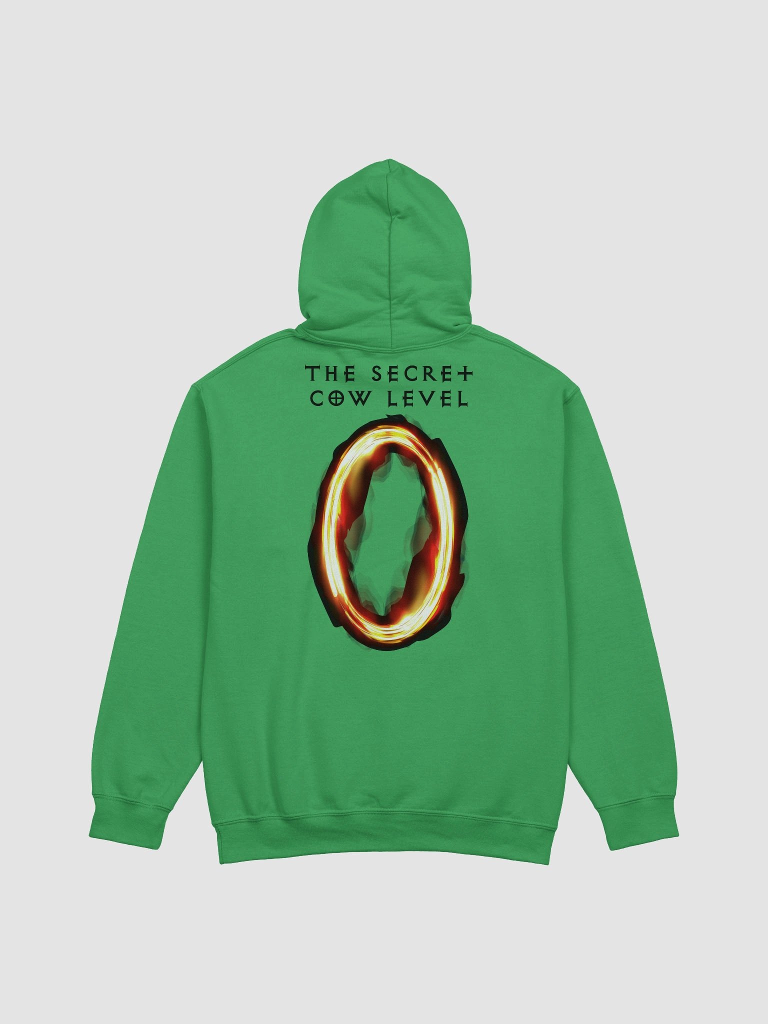 The Secret Cow Level Portal (Green Screen Hoodie) product image (2)