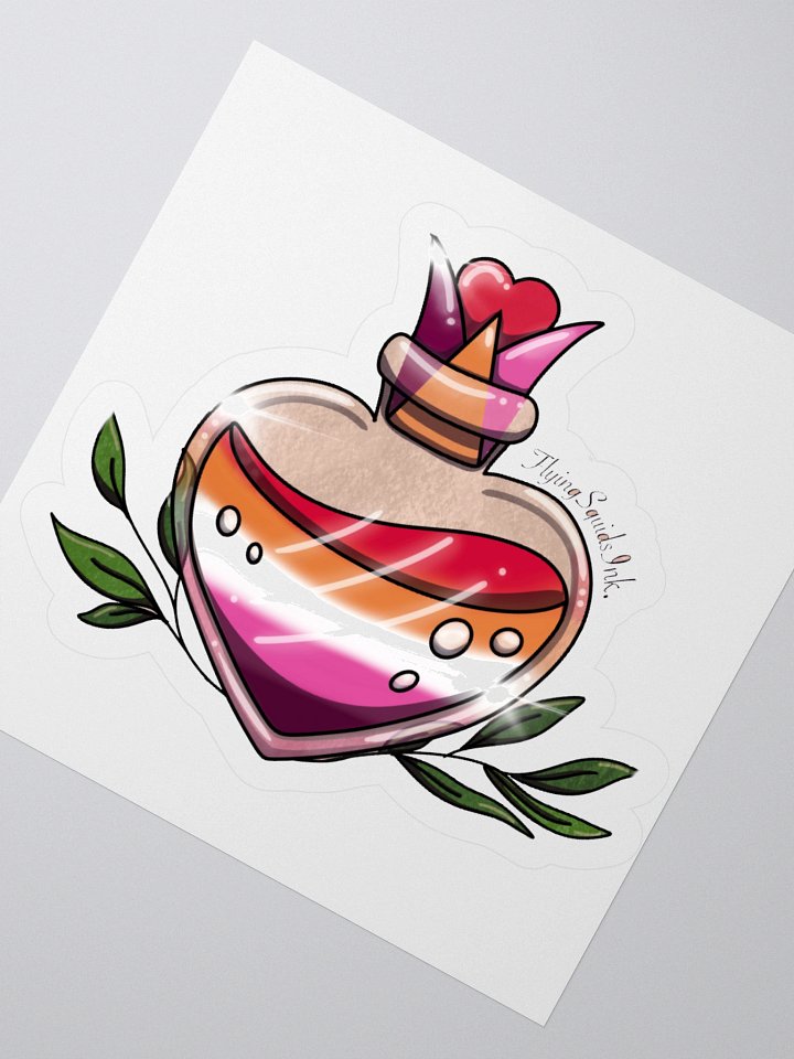 Lesbian Pride Potion- Sticker product image (2)