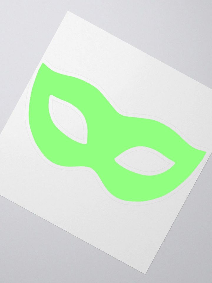 Green Mask Sticker product image (2)
