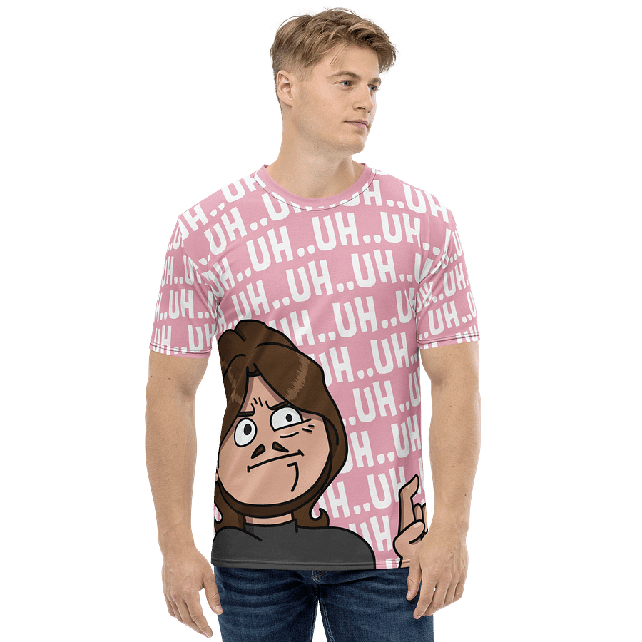 Uh..Uh..Uh All Over Print T-Shirt | Pink product image (1)
