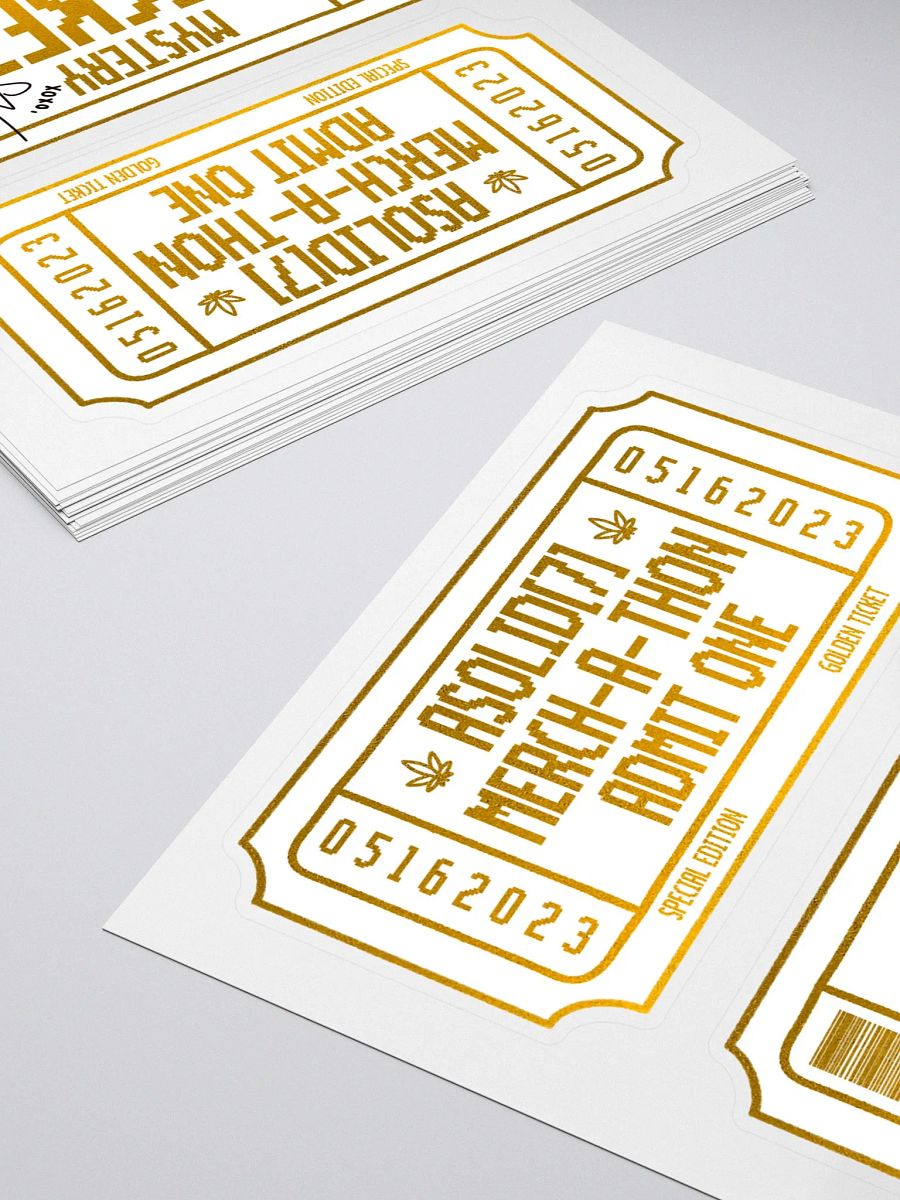 Limited Edition Golden Mystery Ticket product image (9)
