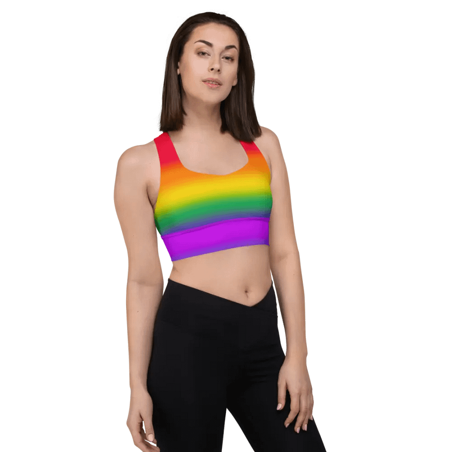 Rainbow Sports Bra product image (3)