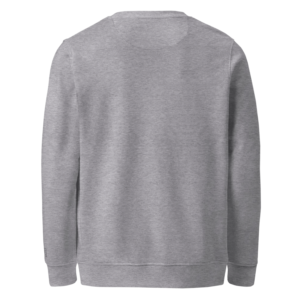 Embroidered Circle Crewneck (Gray) product image (4)