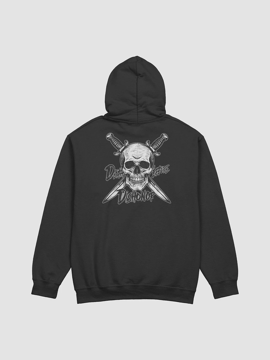 Death Before Dishonor Glow Skull And Blades Hoodie product image (29)