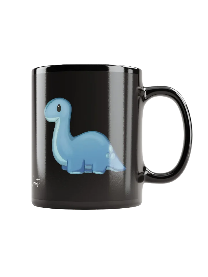 Brontosaurus Plushie Mug (black) product image (1)