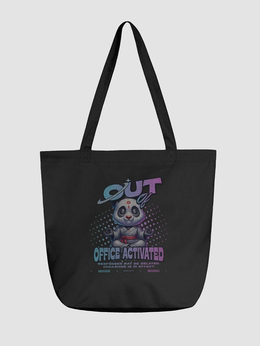Out of Office Chillmode Panda Activated Tote Bag product image (2)