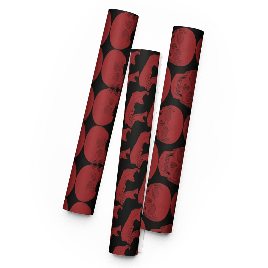 Skulls wrapping paper product image (5)