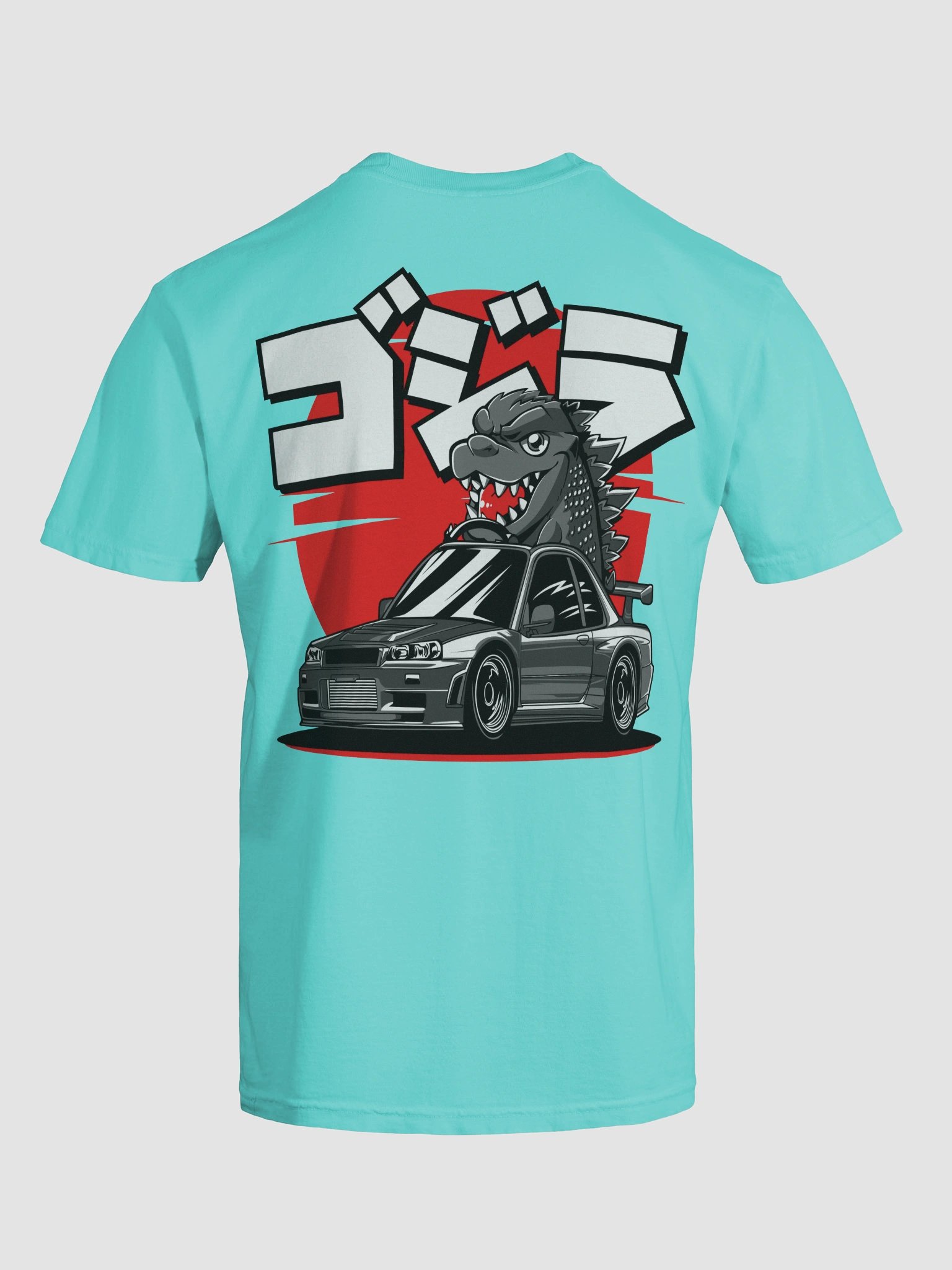 Godzilla Ride Comfort Colors Tee product image (83)