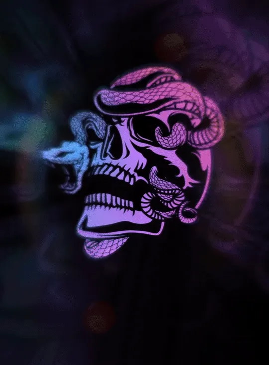 Skull & Snake Luminous Design product image (1)