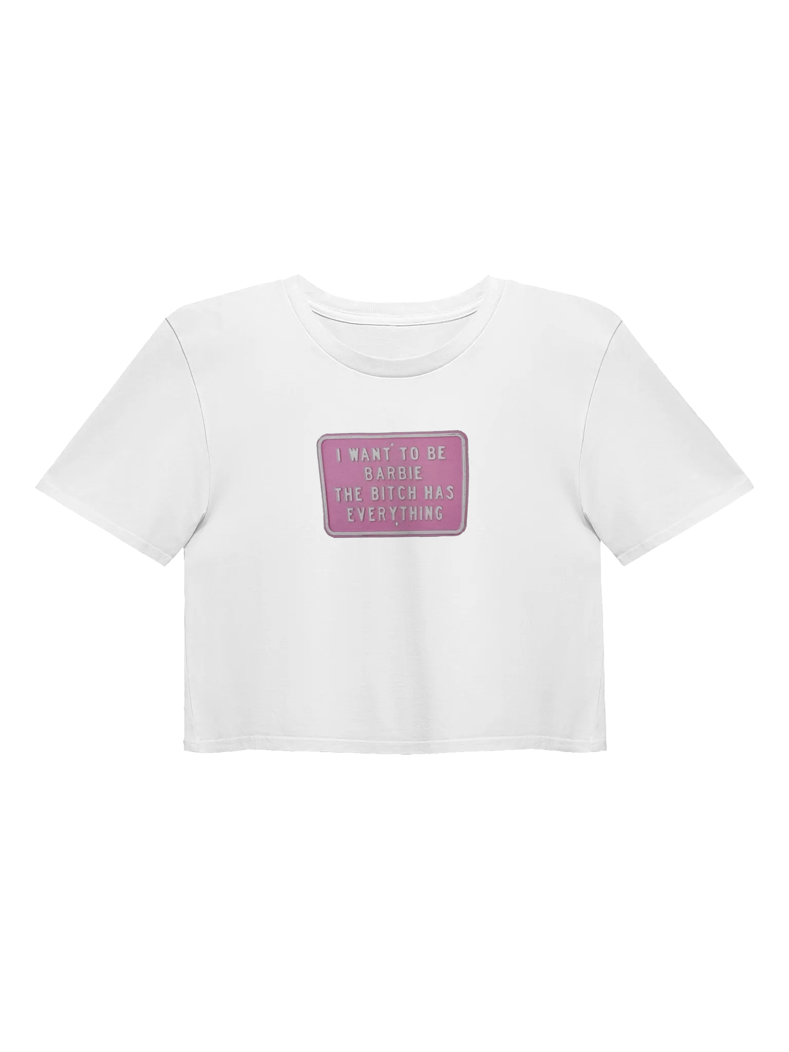 Barbie Bitch Crop Tee product image (3)