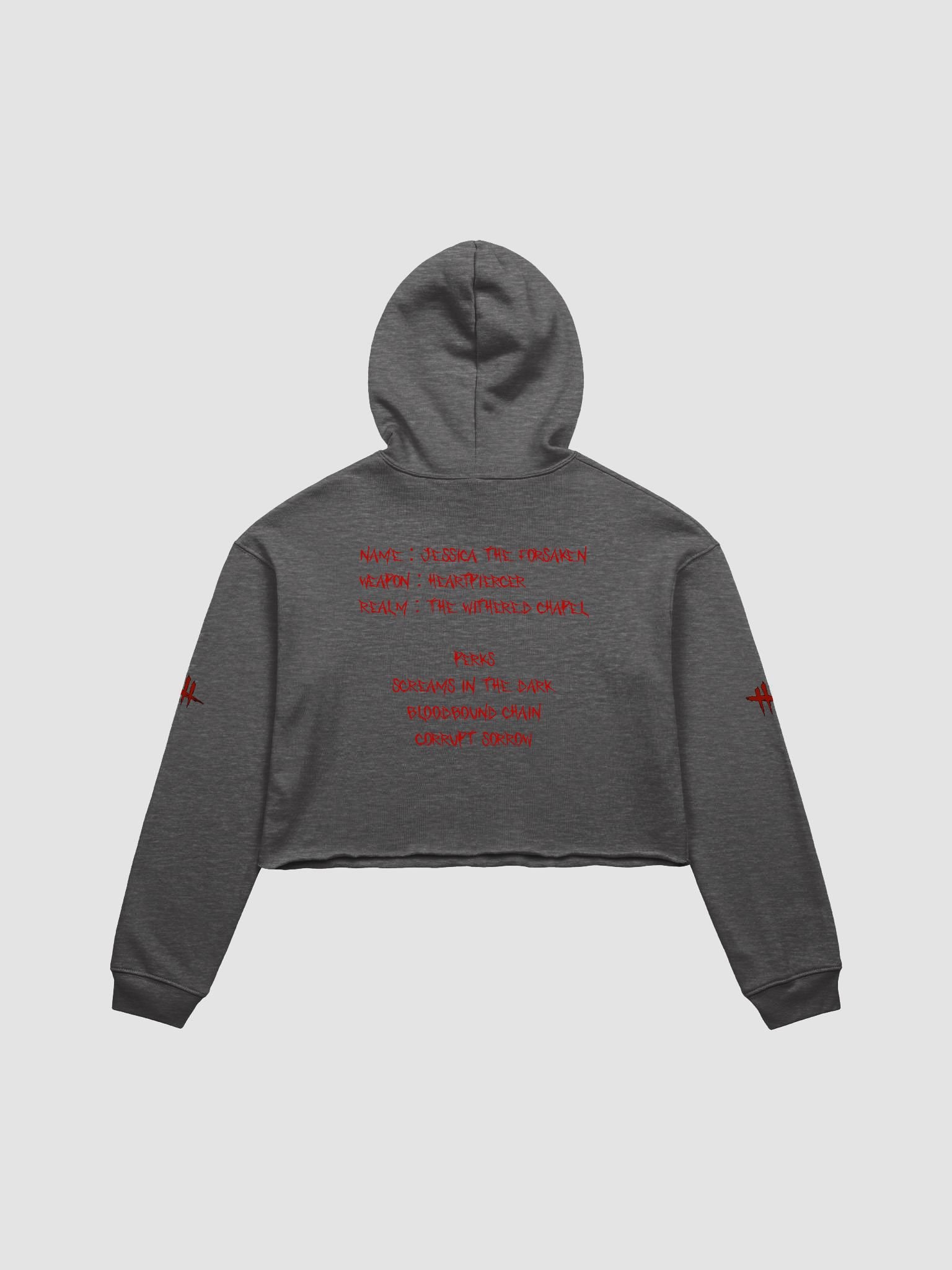 Jessica the Forsaken – Killer Collection Crop Top Hoodie product image (2)