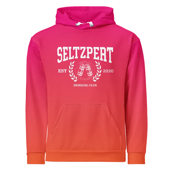 Seltzpert Drinking Club Hoodie Tequila Sunrise product image (1)