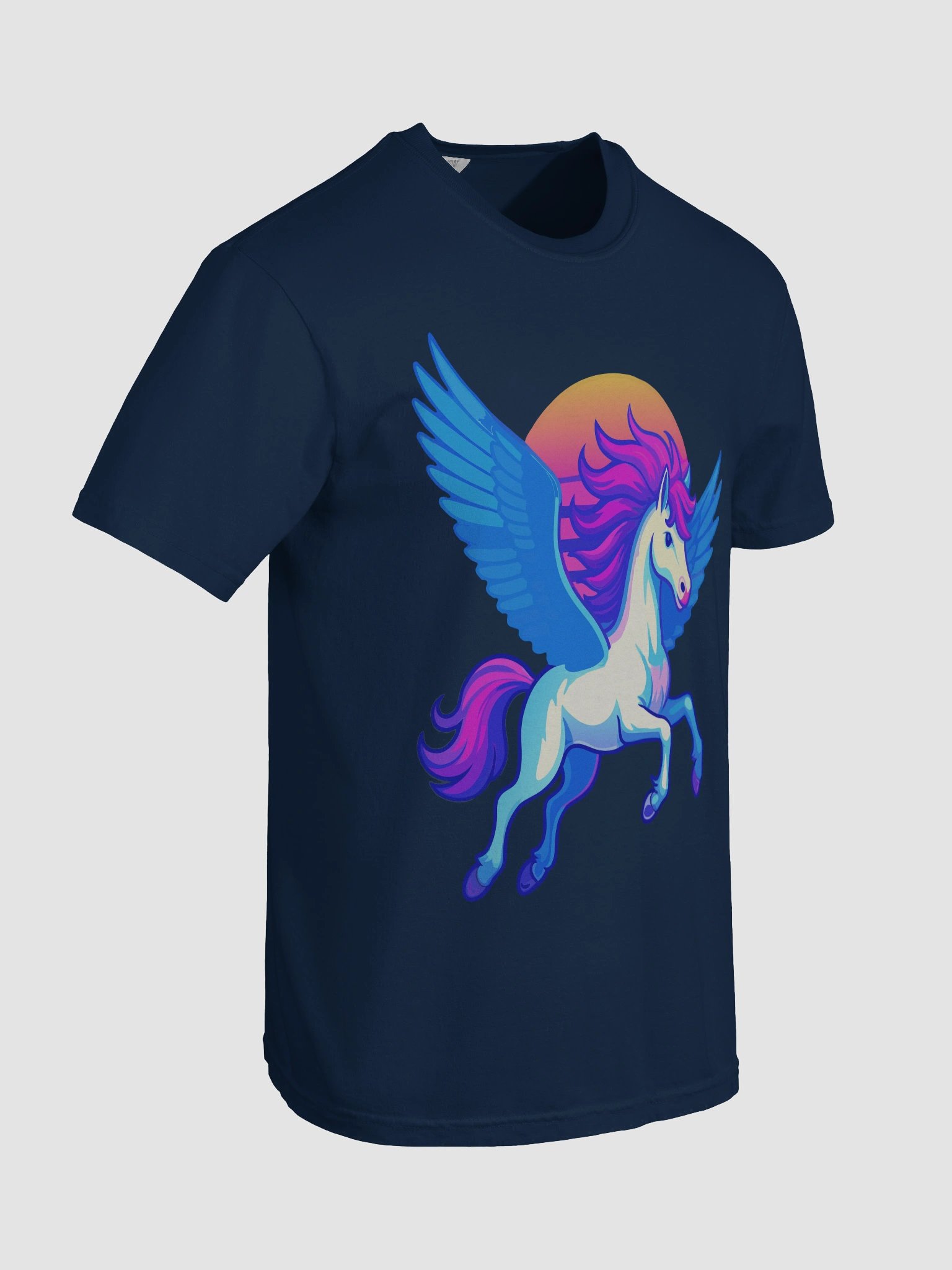 Chill Mythical Pegasus Sunset T-Shirt product image (100)