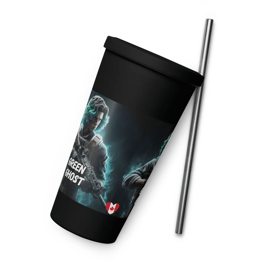 GREENGHOT- Stainless Steel cup with straw product image (9)