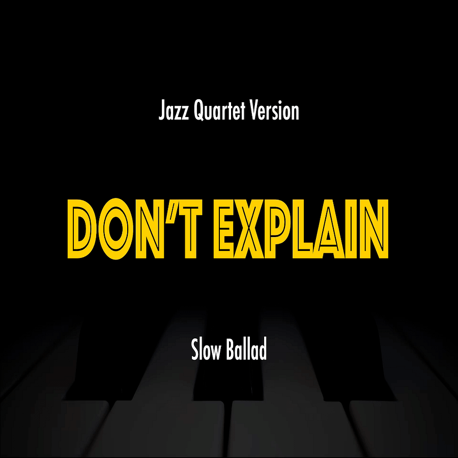 Don't Explain | Jazz Standard Practice Play-Along product image (1)