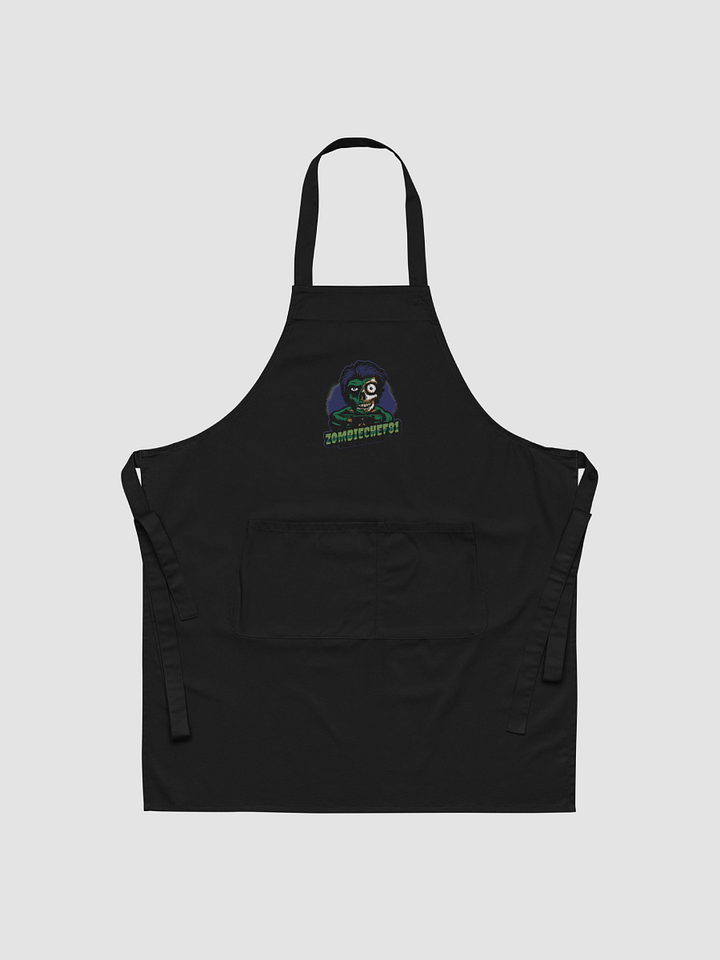 [ZombieChef81] Organic Cotton Apron (Embroidered) SOL&S 03569 product image (1)