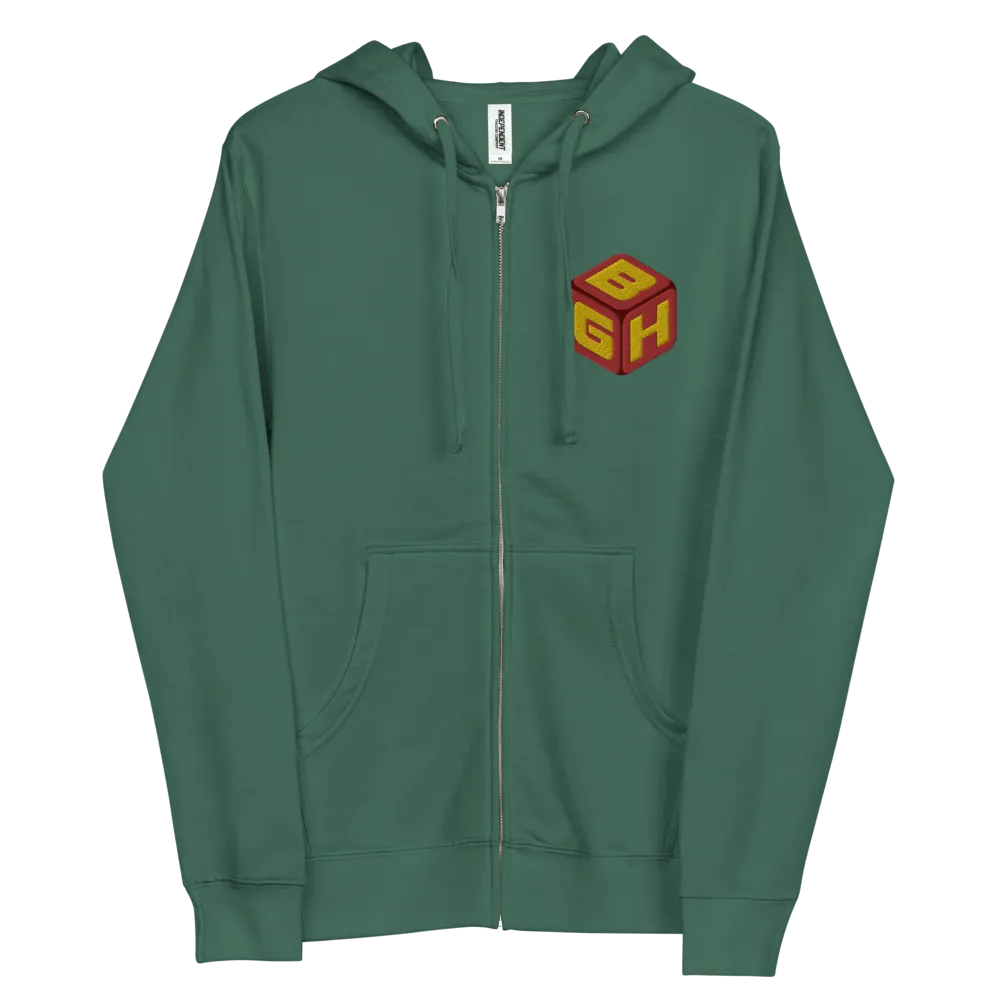 Zippered hoodie 