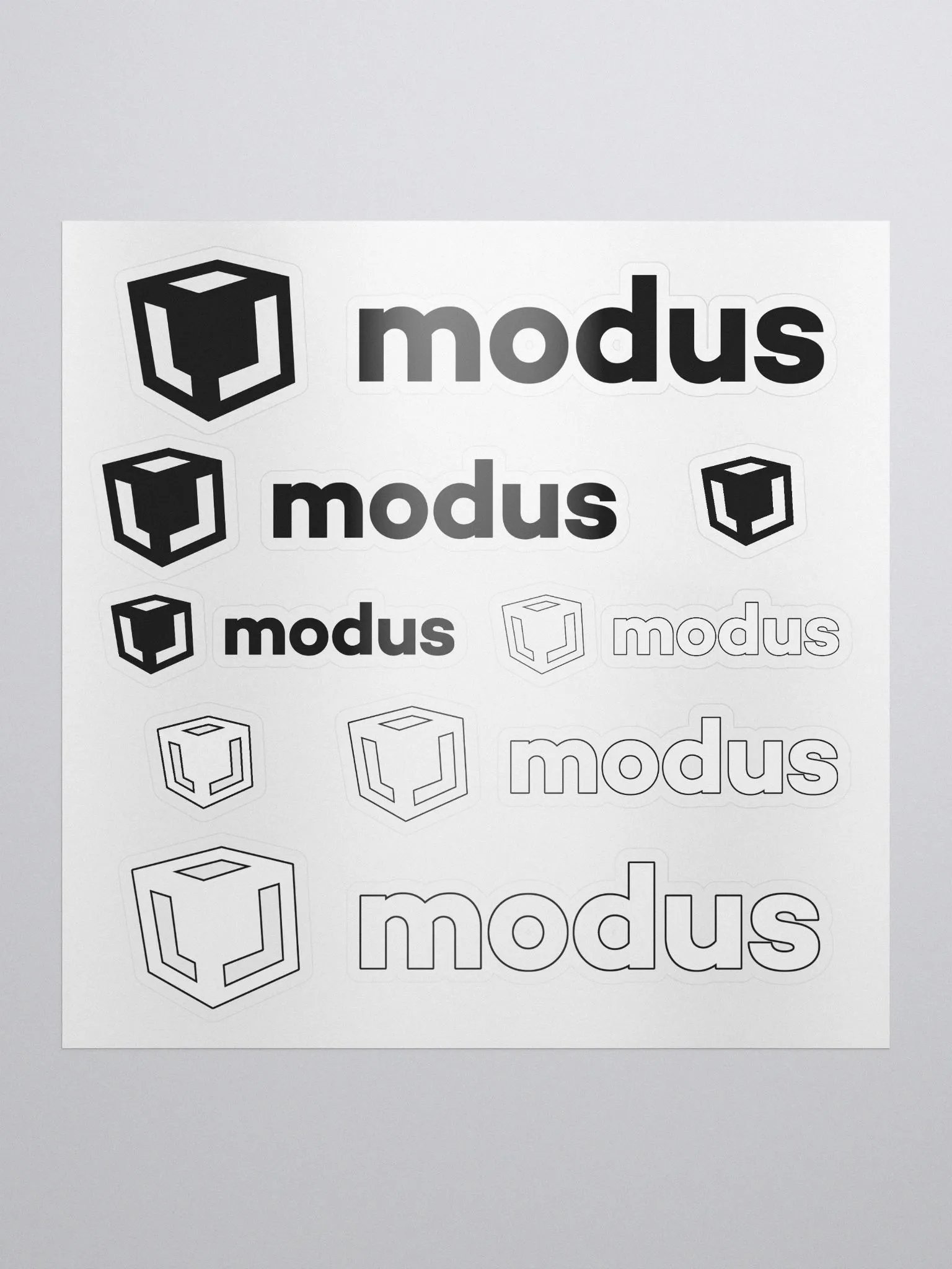 stickers// vinyl (black and white) product image (1)