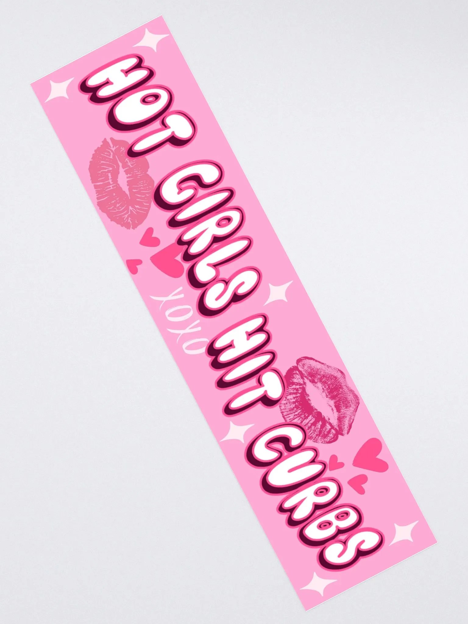 Hot Girls Hit Curbs Bumper Sticker product image (2)