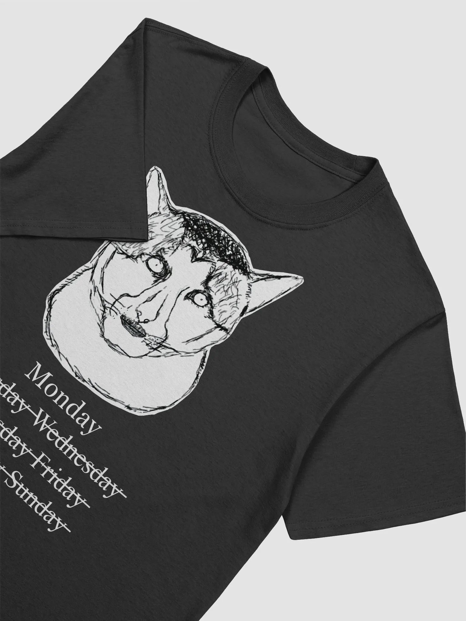 Monday Cat T-Shirt product image (20)