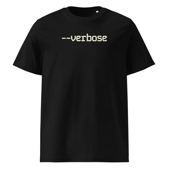 --verbose - Organic Cotton Tee product image (1)