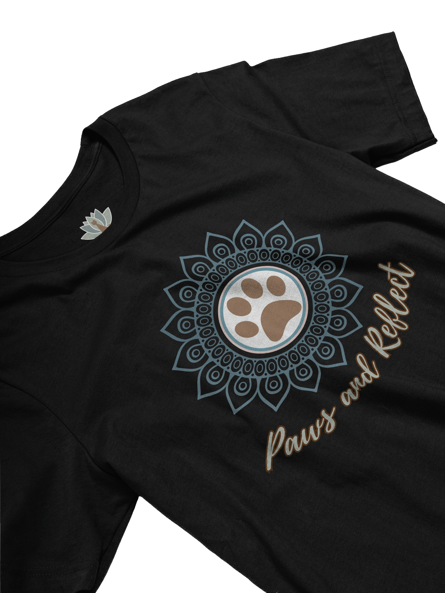 Paws and Reflect Mandala Paw Print Tee product image (3)