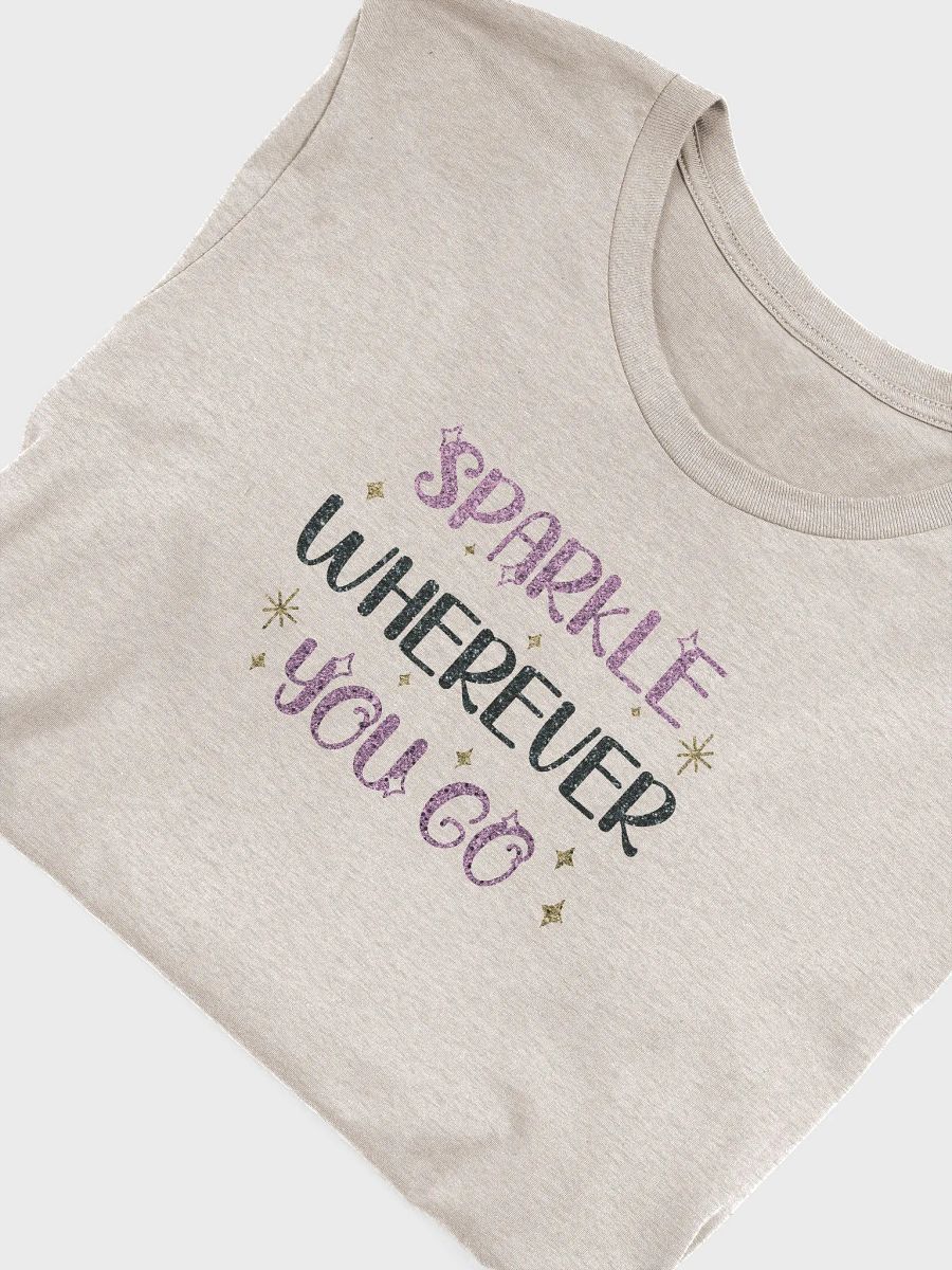 Sparkle Wherever You Go Glitter T-Shirt product image (6)