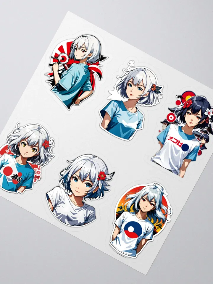 Vibrant Anime Character Stickers product image (5)
