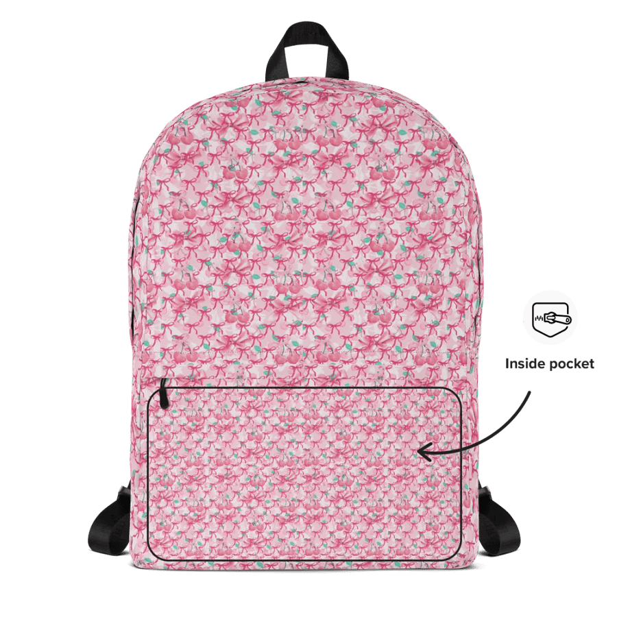 coquette aesthetic design Adventure Backpack for feiminine girls and ladies product image (4)