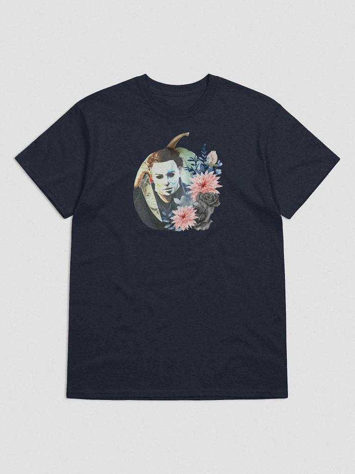 Michael Myers Floral Pumpkin T-Shirt product image (2)
