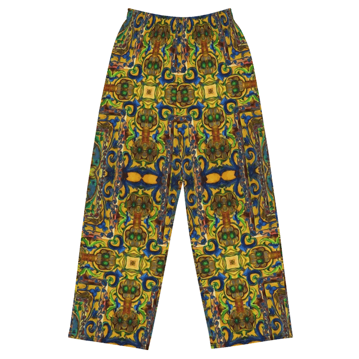 Medieval Kaleidoscope With Unicorns Wideleg Pants product image (2)
