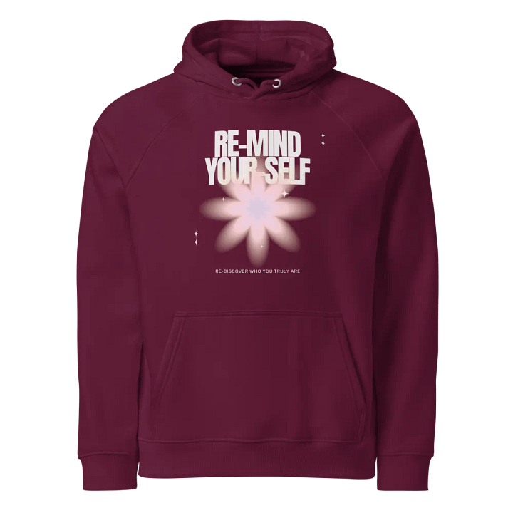 Re-Mind-Your-Self Floral Eco Logo Hoodie product image (1)