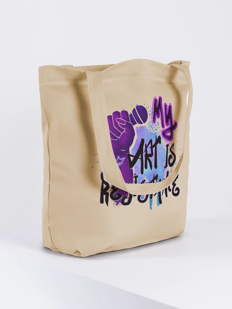 My Art is Resistance Tote Bag product image (8)