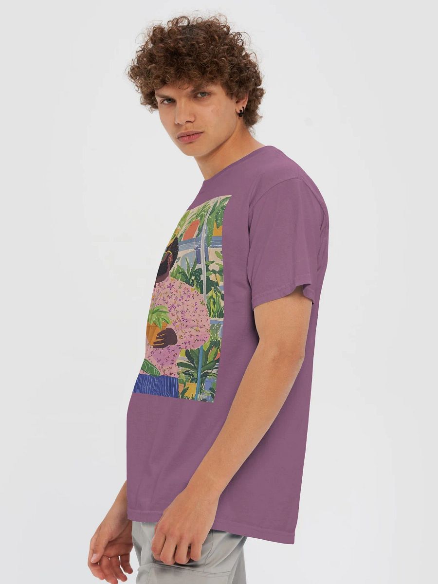 Black Stylish Man Botanist Design Tee product image (84)