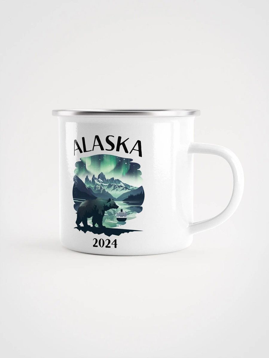 Alaska Wildlife 2024 Enamel Camping Mug product image (2)