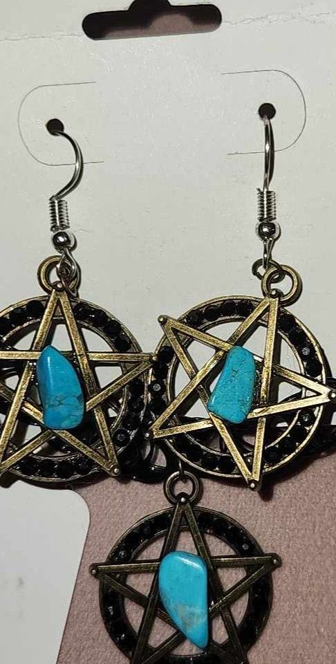pentacle choker and earring set (not bulk) product image (2)
