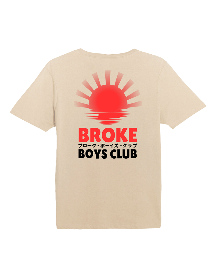 BROKE BOYS SCRIPT TEE- MUSHROOM product image (2)
