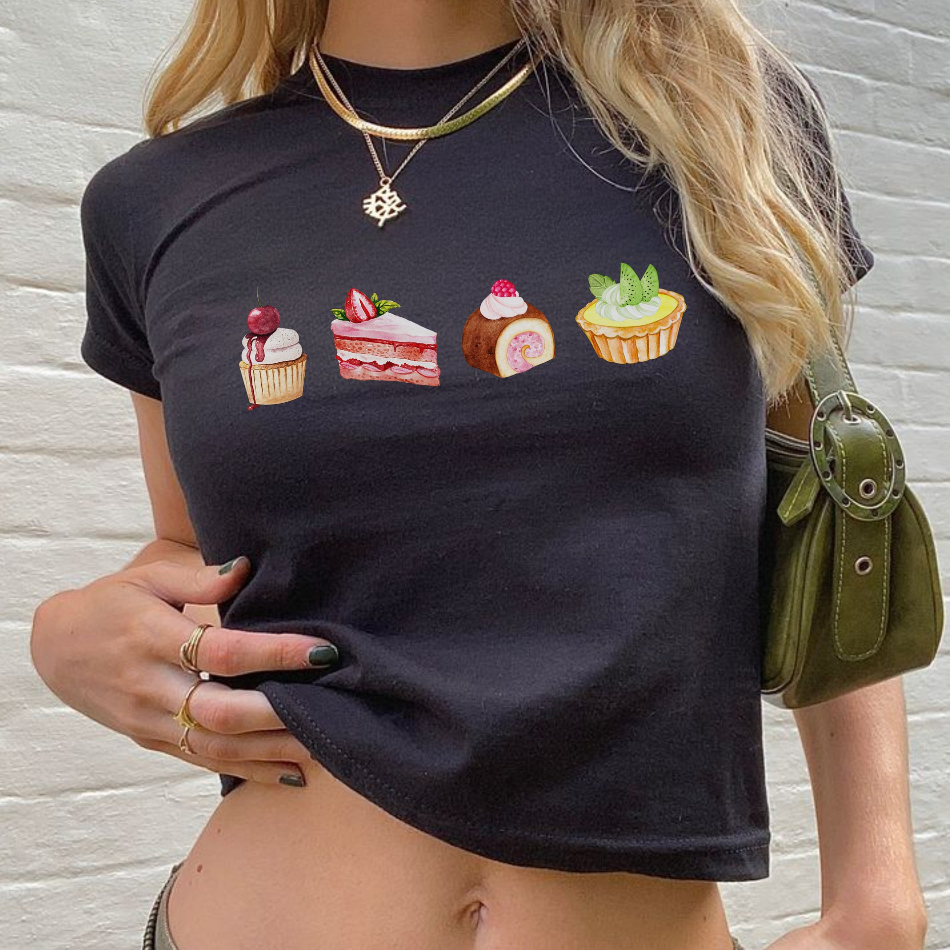 Dessert Party Baby Tee product image (2)