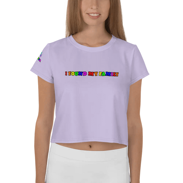 I Found My Family Crop Top product image (1)