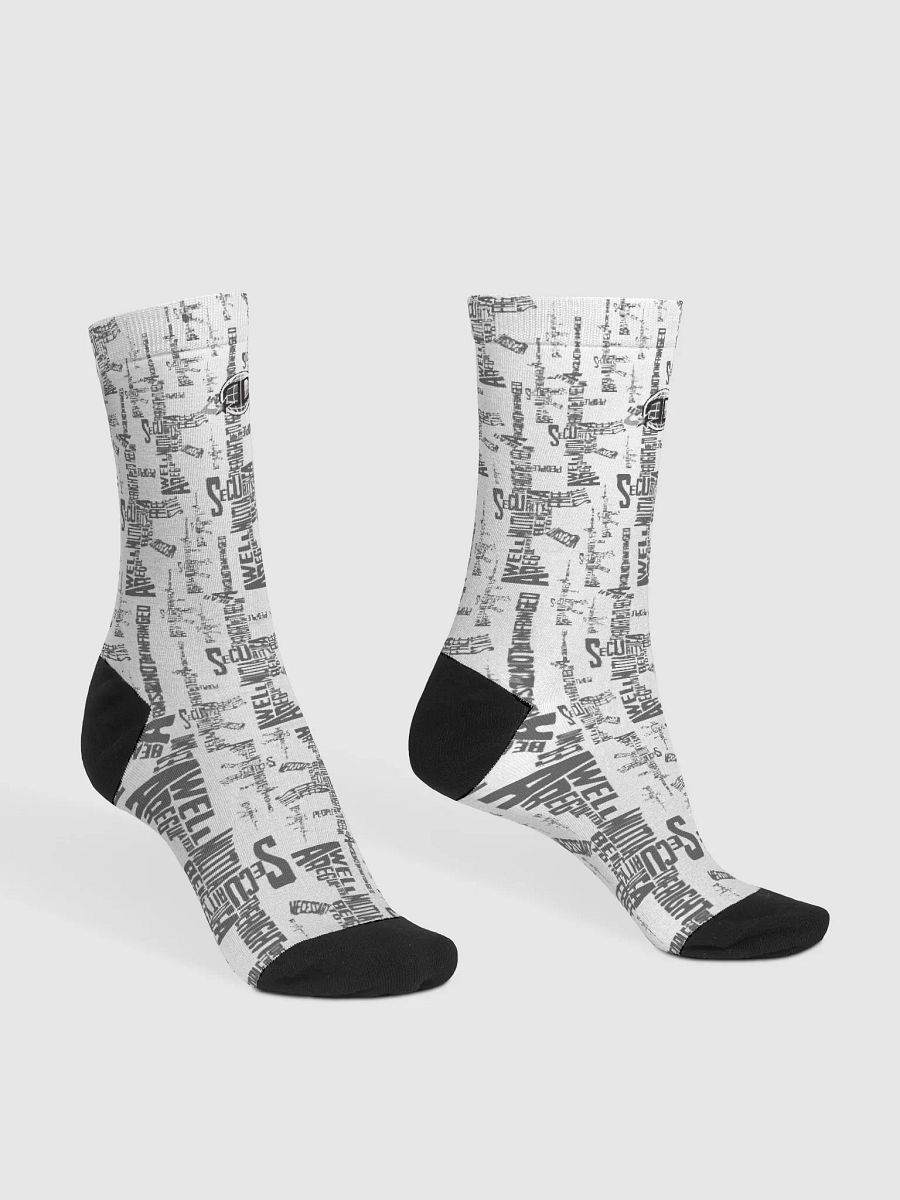 Eclectic Word Cloud | Premium Sustainable Crew Socks product image (3)