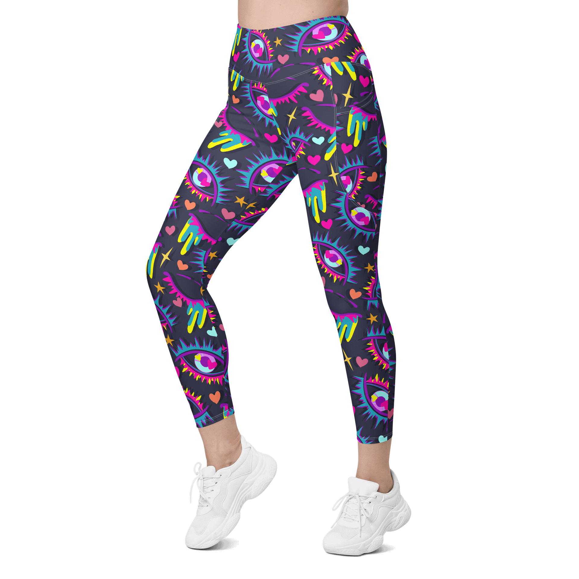 *ALL* Sizes Teal Eye Leggings W/ POCKETS 2.0 product image (3)