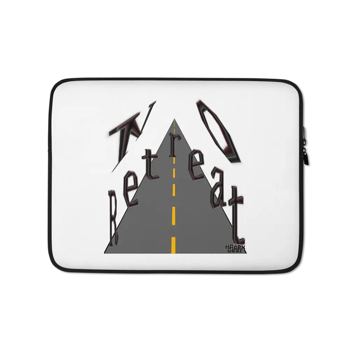 No Retreat - White - Laptop Sleeve product image (1)