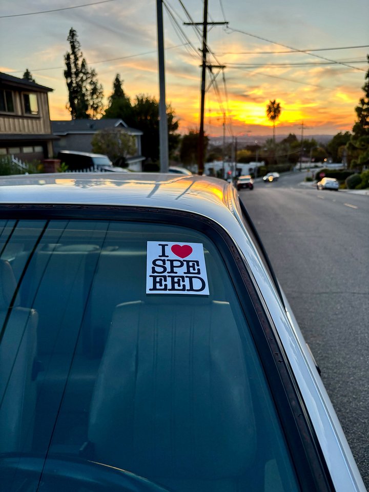 I <3 SPEEED Sticker product image (2)