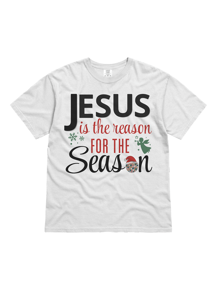 Jesus Is the Reason for the Season | Christian Christmas T-Shirt | Faith Holiday Tee product image (2)