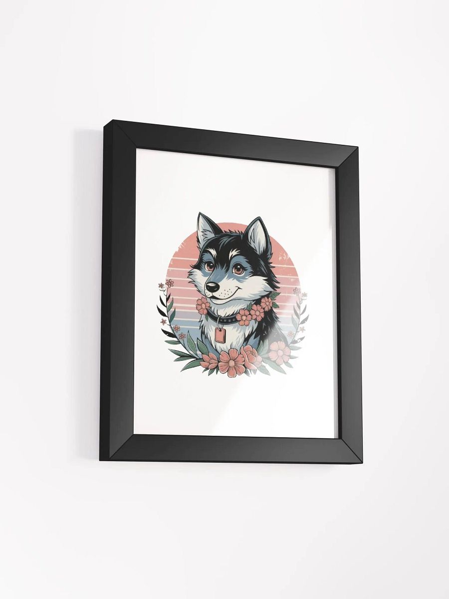 Floral Dog Collar Matte Poster product image (45)