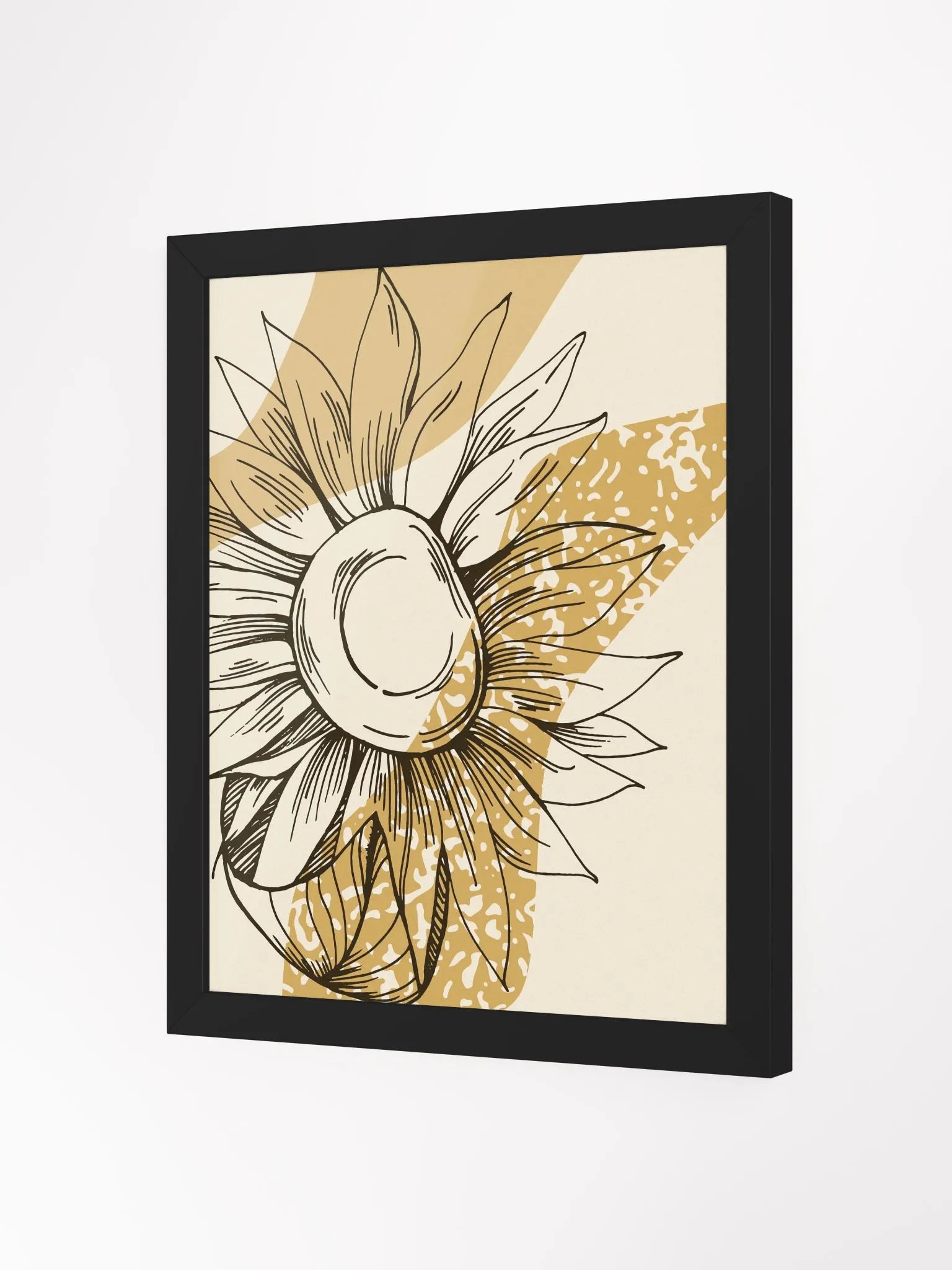 Minimalist Sunflower Framed Poster product image (31)